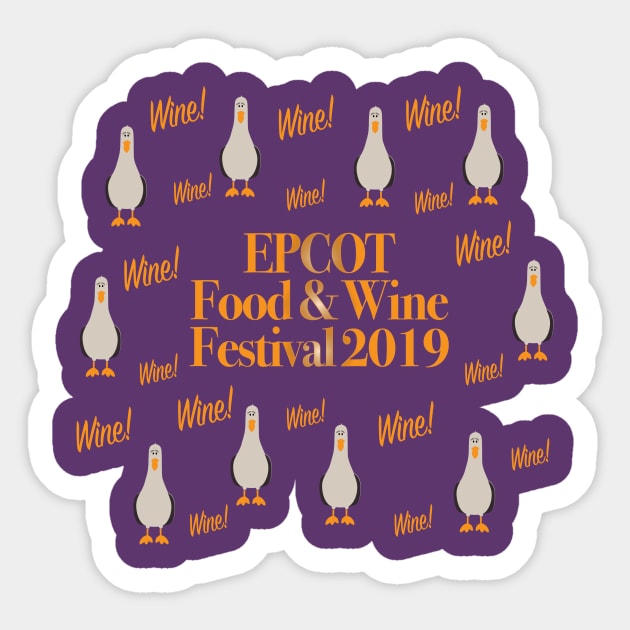 Food and Wine Festival Tee Sticker by Chip and Company